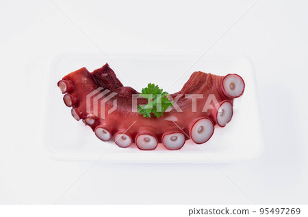 boiled octopus legs 95497269