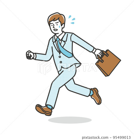 Men in running suits Men in running suits 95499013