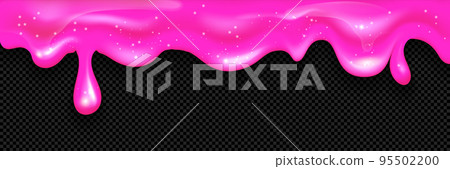 Realistic Glitter Slime Liquid Dripping Concept 95502200