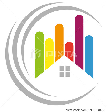 Painter Logo, Print Shop Logo, Painter, Print Shop, Handyman, Nursery, Background, Logo 95503872