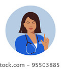 Doctor consultan, medical worker icon 95503885