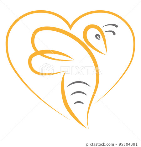 Bee, Bumblebee, Animal, Insect, Logo, Icon 95504391