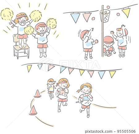 運動會的孩子們 運動會的孩子們 95505506