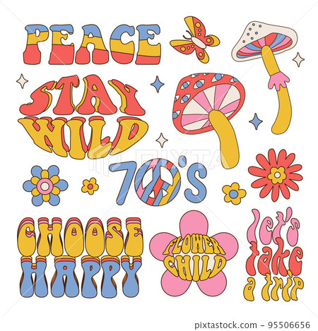 Free: 1960s Flower power Hippie Peace symbols, flower transparent