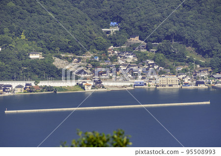 Mihara: View from Fudekageyama Observation Square, Itozaki 8-chome intersection, Mihara City, Hiroshima Prefecture 95508993