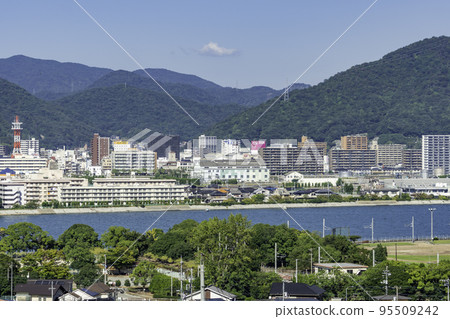 廣島縣三原市圓一町附近三原街景 95509242
