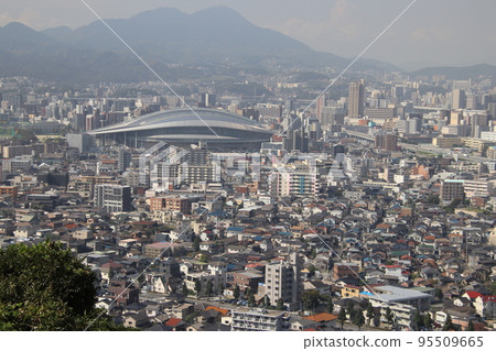 Adachi Park Observation Square Cityscape of Kokura Kita Ward seen from the observatory 95509665