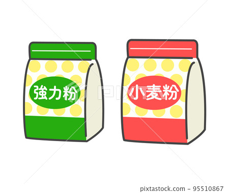 強力麵粉和小麥粉 95510867