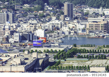 廣島縣三原市港口城鎮周邊的三原街道 95514143