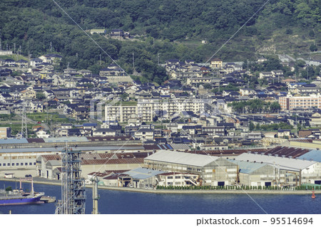 三原市街景 三菱重工 三原工廠 糸崎/小濱工廠 廣島縣三原市 95514694