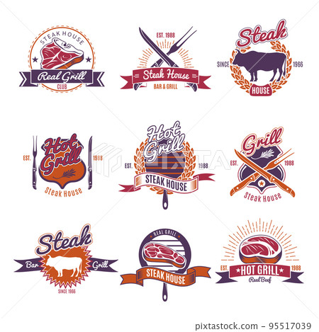 Hot Grill Steak Emblems Hot Grill Steak Emblems 95517039