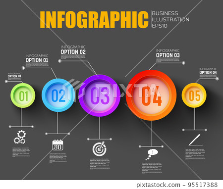 Business Options Black Background Business Options Black Background 95517388