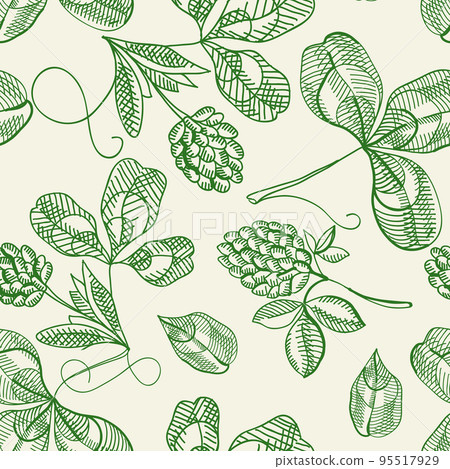 Hop Seamless Pattern Doodle 95517929