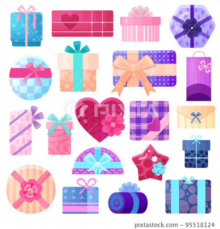 Gifts Boxes And Packages Set Gifts Boxes And Packages Set 95518124