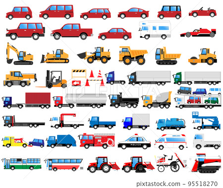 Various cars (passenger cars, working cars) 95518270