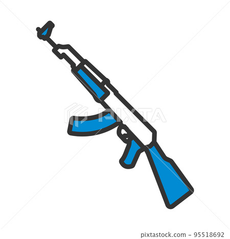 Russian Weapon Rifle Icon 95518692