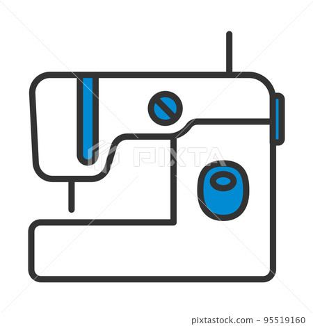 Modern Sewing Machine Icon 95519160