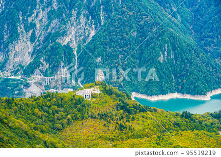 立山索道，從大觀峰眺望 95519219
