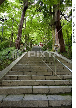 Approach to the Nanzan Shrine in Sakurai City, Nara Prefecture 95520332