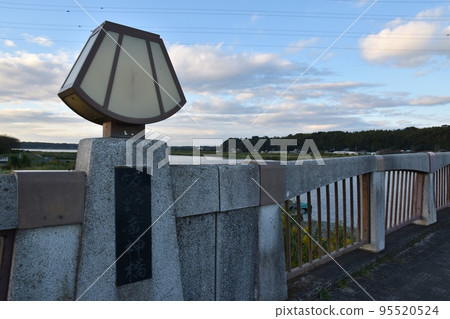 Iino Ryujin Bridge on the Kashima River Chiba Iino Ryujin Bridge on the Kashima River Chiba 95520524