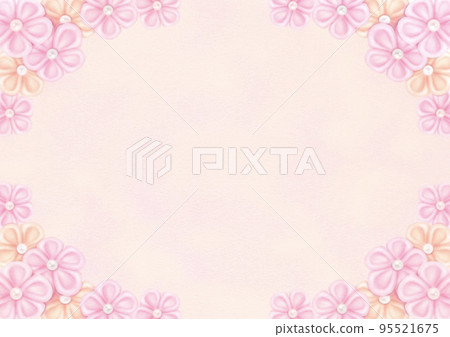 Japanese style background of plum knob work Japanese style background of plum knob work 95521675