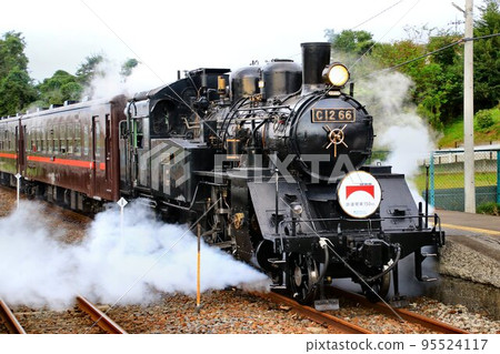 The 150th anniversary of the opening of the railway, running with a commemorative HM! SL Moka, Moka Railway C12-66 95524117