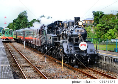 The 150th anniversary of the opening of the railway, running with a commemorative HM! SL Moka, Moka Railway C12-66 The 150th anniversary of the opening of the railway, running with a commemorative HM! SL Moka, Moka Railway C12-66 95524121