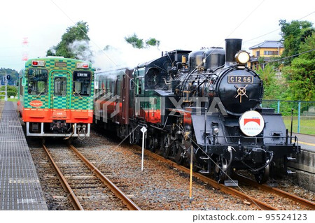 The 150th anniversary of the opening of the railway, running with a commemorative HM! SL Moka, Moka Railway C12-66 The 150th anniversary of the opening of the railway, running with a commemorative HM! SL Moka, Moka Railway C12-66 95524123