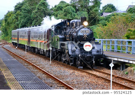 The 150th anniversary of the opening of the railway, running with a commemorative HM! SL Moka, Moka Railway C12-66 The 150th anniversary of the opening of the railway, running with a commemorative HM! SL Moka, Moka Railway C12-66 95524125