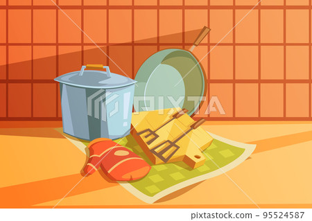 Kitchen Utensils Illustration Kitchen Utensils Illustration 95524587