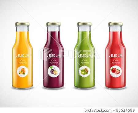 Juice Glass Bottles Set 95524599