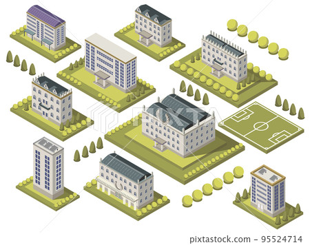 Isometric University Set Isometric University Set 95524714
