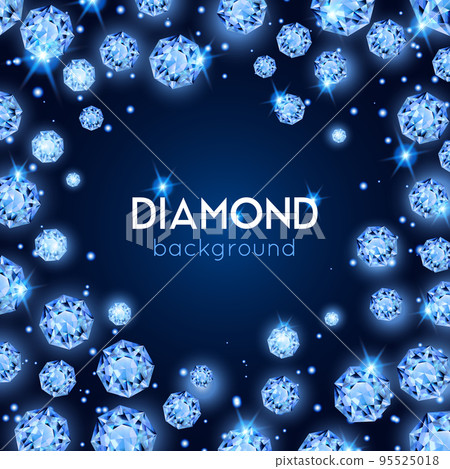 Gem Diamond Background 95525018