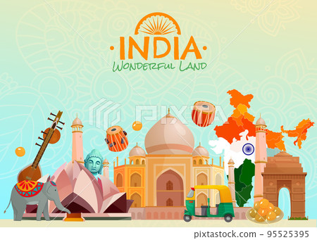 India Travel Poster 95525395