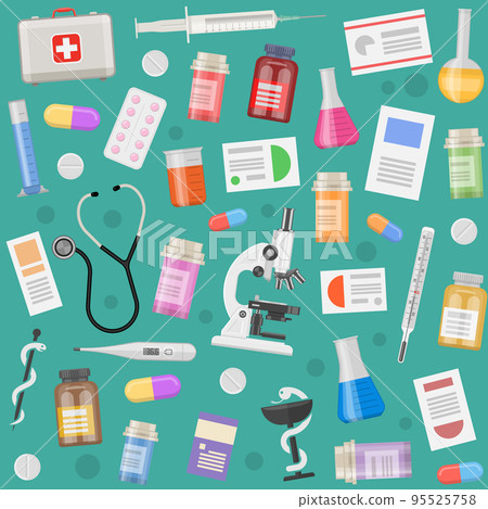 Medical Objects Pattern 95525758