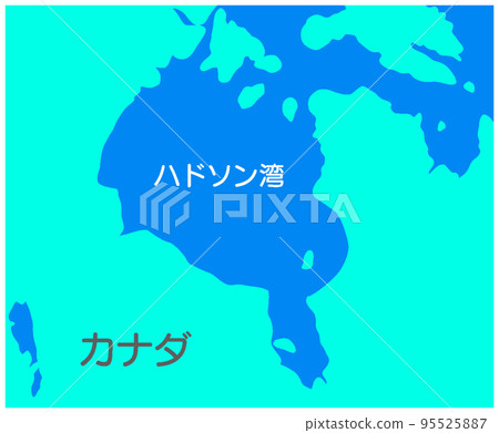 Hudson Bay map 95525887