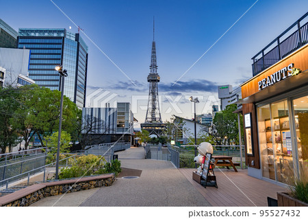 Nagoya Sakae Hisaya Odori Park Layered Hisaya Odori Park Chubu Electric Power MIRAI TOWER Night view 95527432