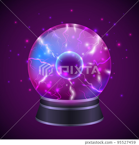 Magic Sphere Illustration Magic Sphere Illustration 95527459