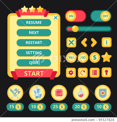 Medieval Game Interface Medieval Game Interface 95527828