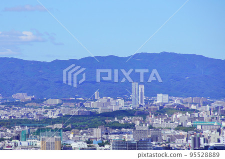 從大阪梅田眺望北雪地區(千里中央方向) 從大阪梅田眺望北雪地區(千里中央方向) 95528889