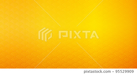Background image of golden Qinghai wave background illustration for New Year's cards Background image of golden Qinghai wave background illustration for New Year's cards 95529909