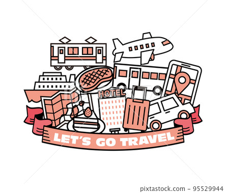 Travel illustration 95529944