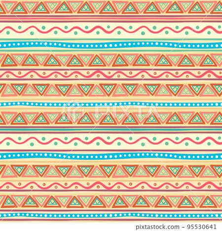 tribal multicolored striped pattern tribal multicolored striped pattern 95530641