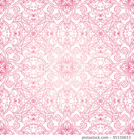 seamless retro pink pattern 95530653
