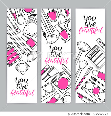 banners of sketch female cosmetics banners of sketch female cosmetics 95532274