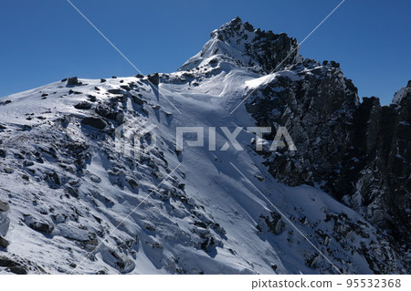 中央阿爾卑斯山,千疊敷馬戲團,長野縣,從寶劍山莊後面看到的寶劍山 中央阿爾卑斯山,千疊敷馬戲團,長野縣,從寶劍山莊後面看到的寶劍山 95532368