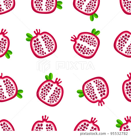 garnet seamless pattern 95532782