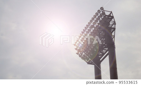 Lighting of the baseball stadium 95533615