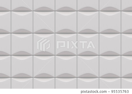 White acoustic sound proof soft foam seamless pattern 95535763