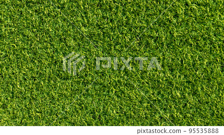 Artificial grass carpet background. Artificial grass. 95535888